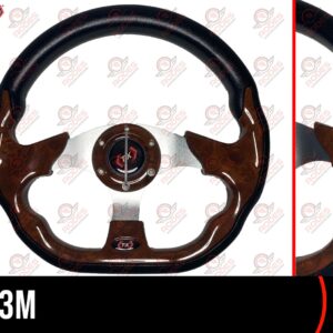 VOL823M VOLANTE DEPORTIVO NEGRO MADERA