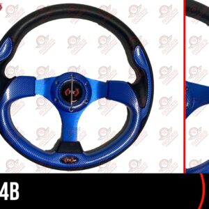 VOL804B VOLANTE DEPORTIVO NEGRO AZUL